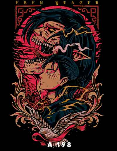 A0198 ATTACK ON TITAN YAEGER-