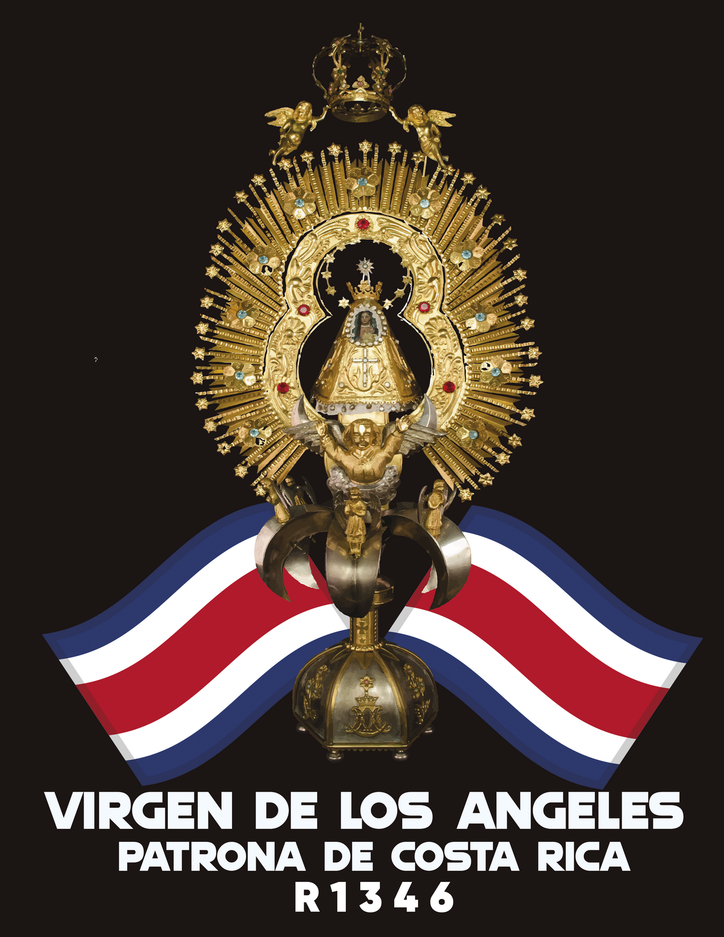 R1346W VIRGEN DE LOS ANGELES
