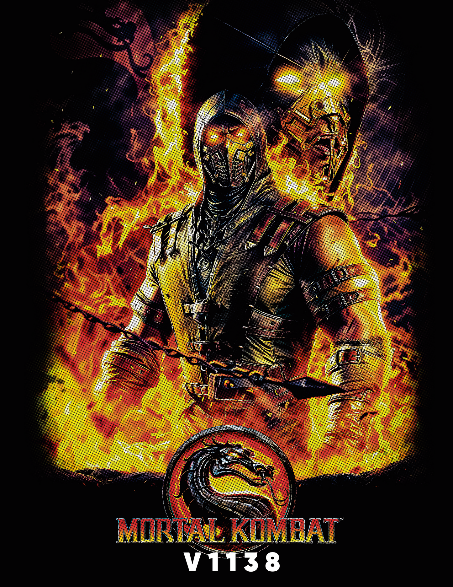 V1138 F MORTAL KOMBAT LOGO