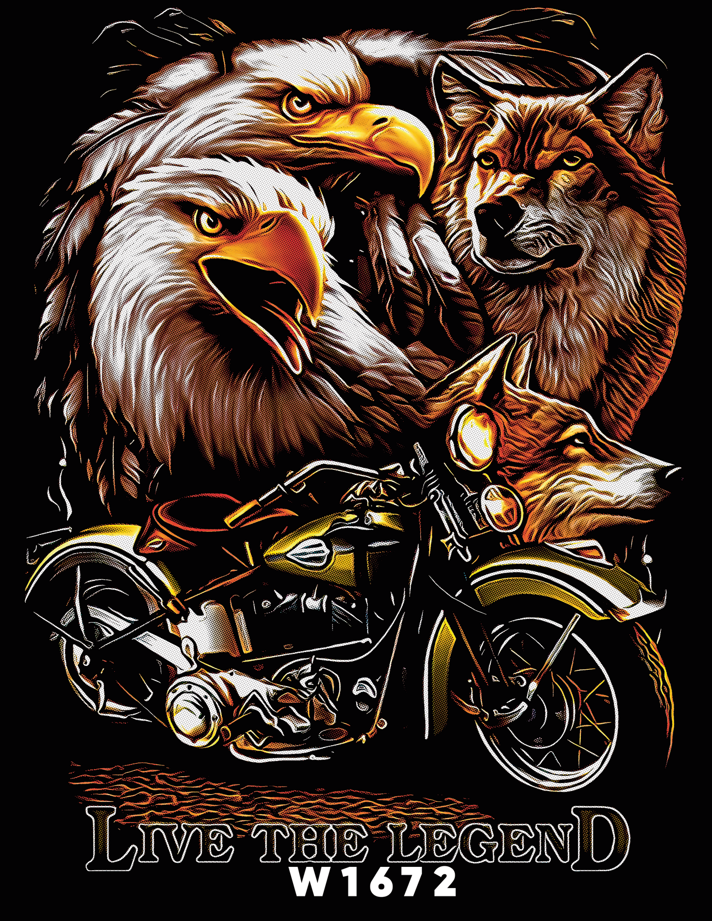 W1672 RIDE THE LEGEND