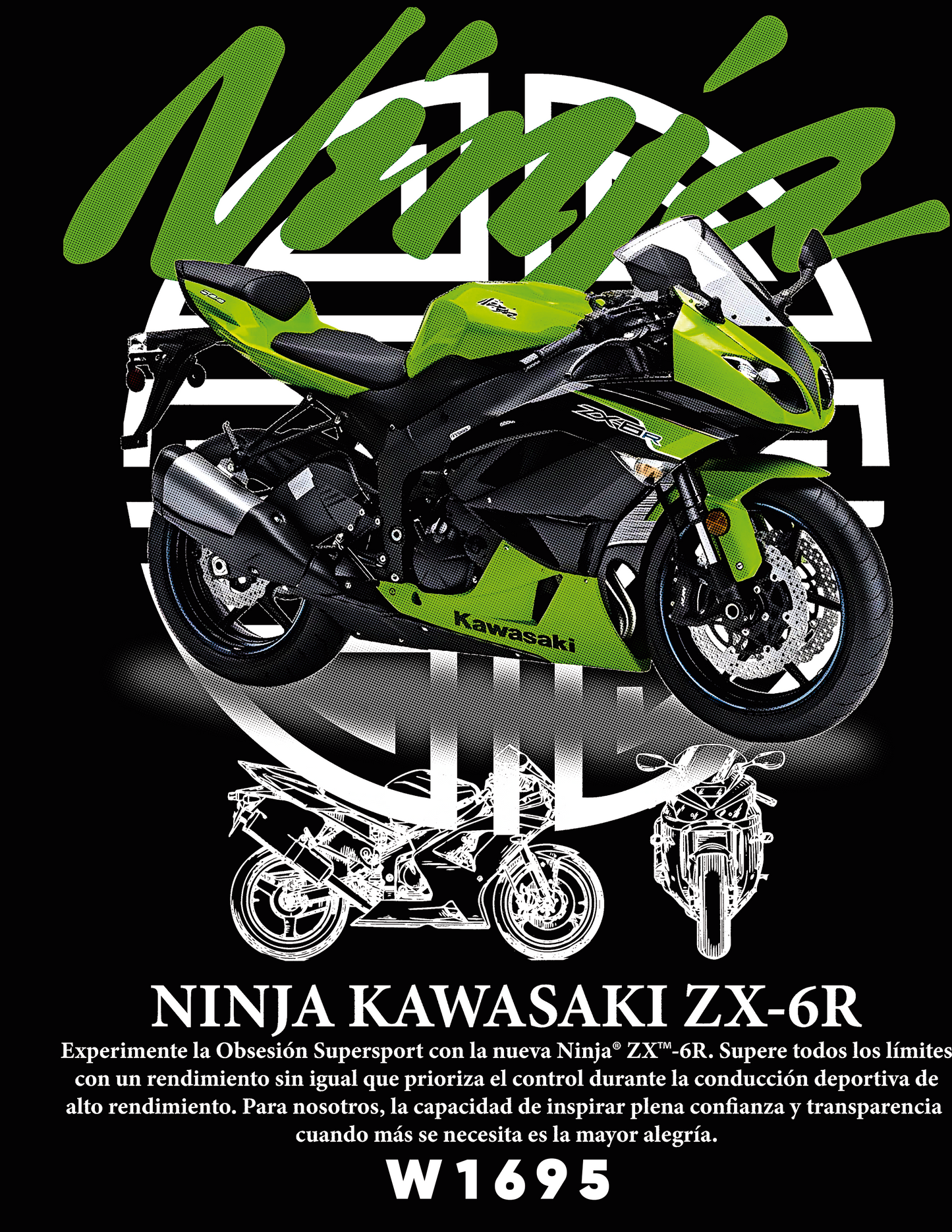 W1695 NINJA KAWASAKI