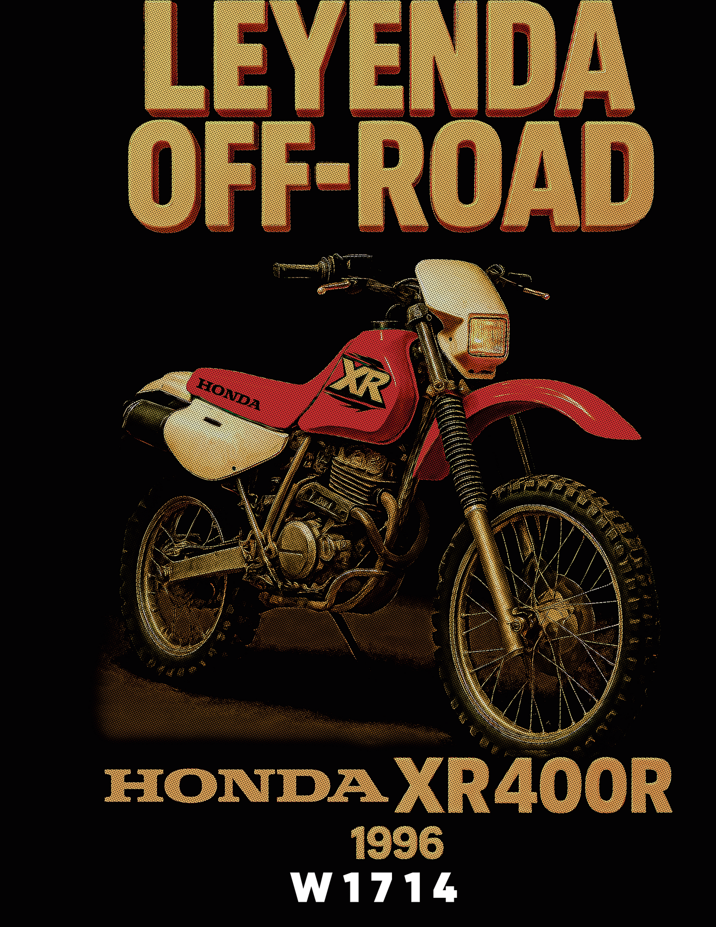 W1714 HONDA XR400R
