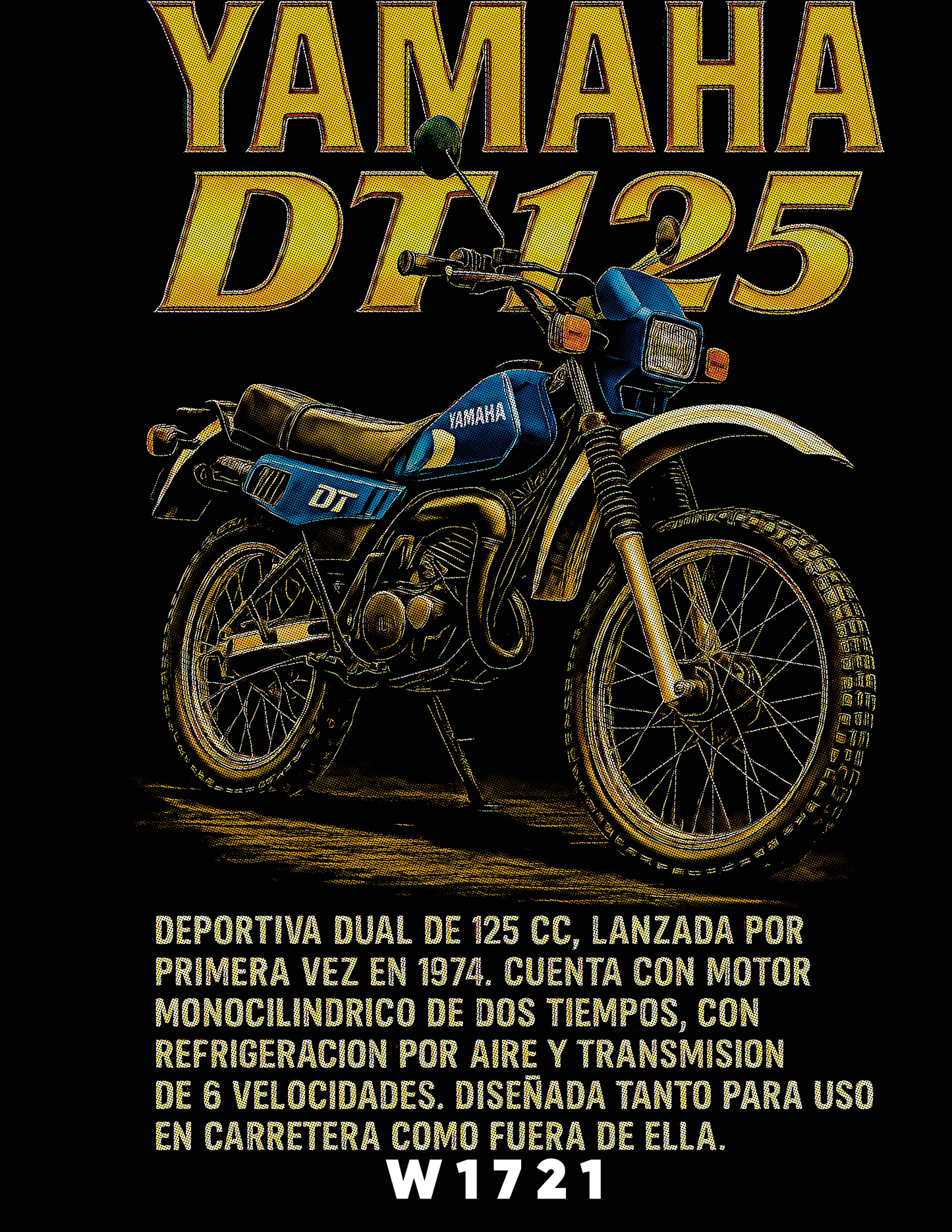W1721 YAMAHA DT 125