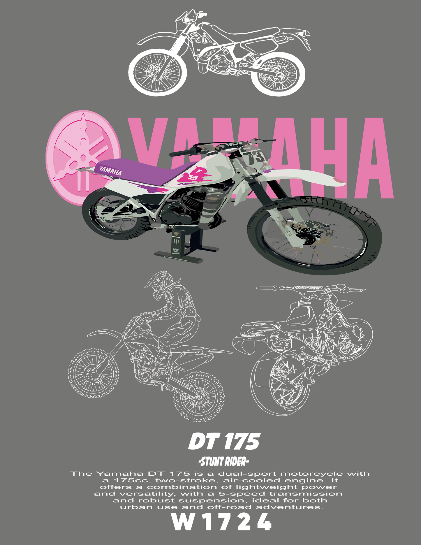 W1724 YAMAHA DT