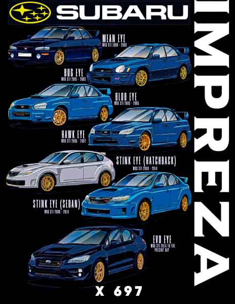 X0697 SUBARU IMPREZA
