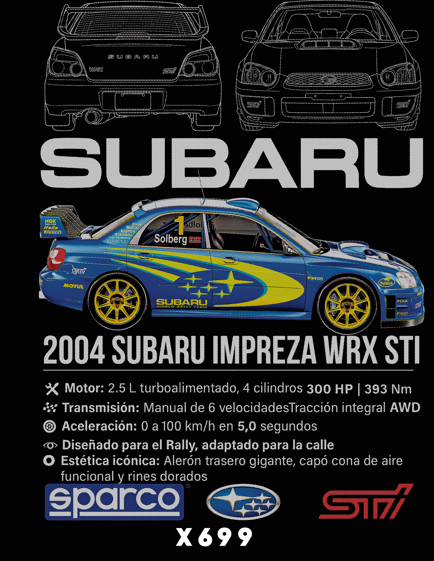 X0699 SUBARU 2004