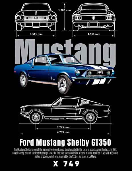 X0749 FORD MUSTANG SHELBY GT350