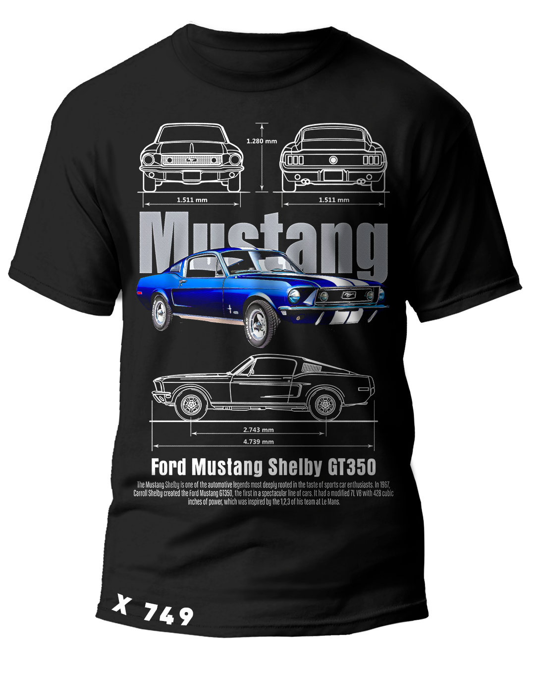 X0749 FORD MUSTANG SHELBY GT350