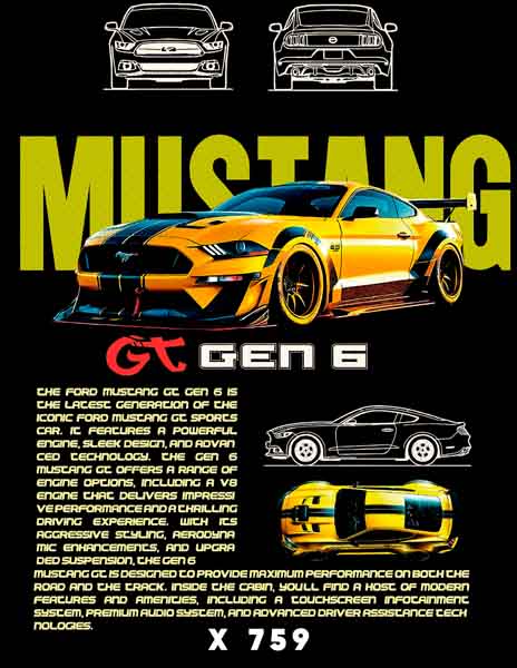 X0759 MUSTANG GEN 6