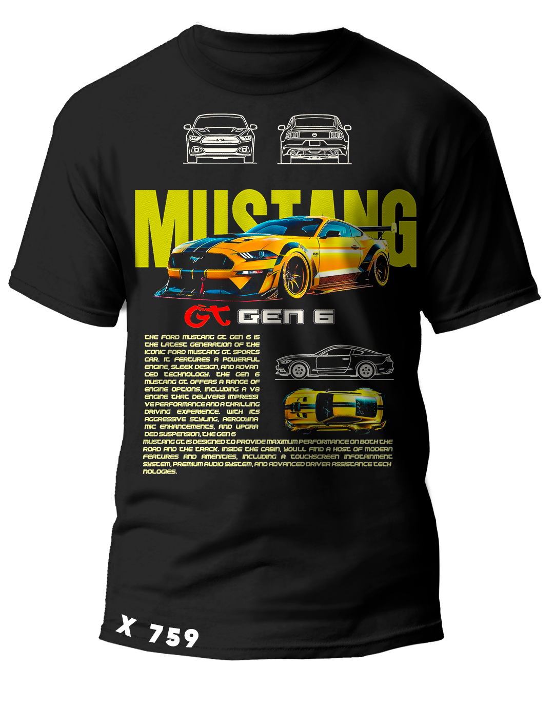 X0759 MUSTANG GEN 6