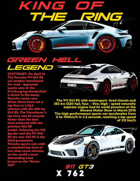 X0762 PORSCHE 911 GT3