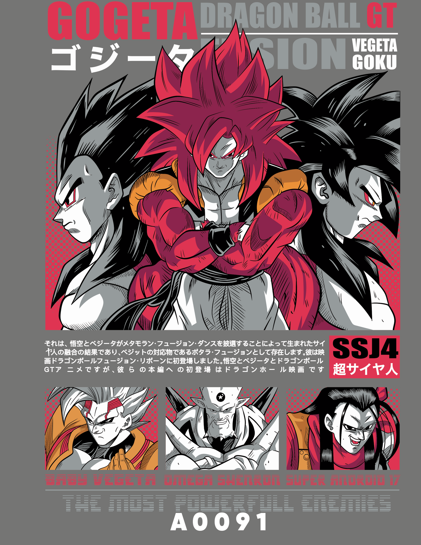 A0091 DRAGON BALL GOGETA GT