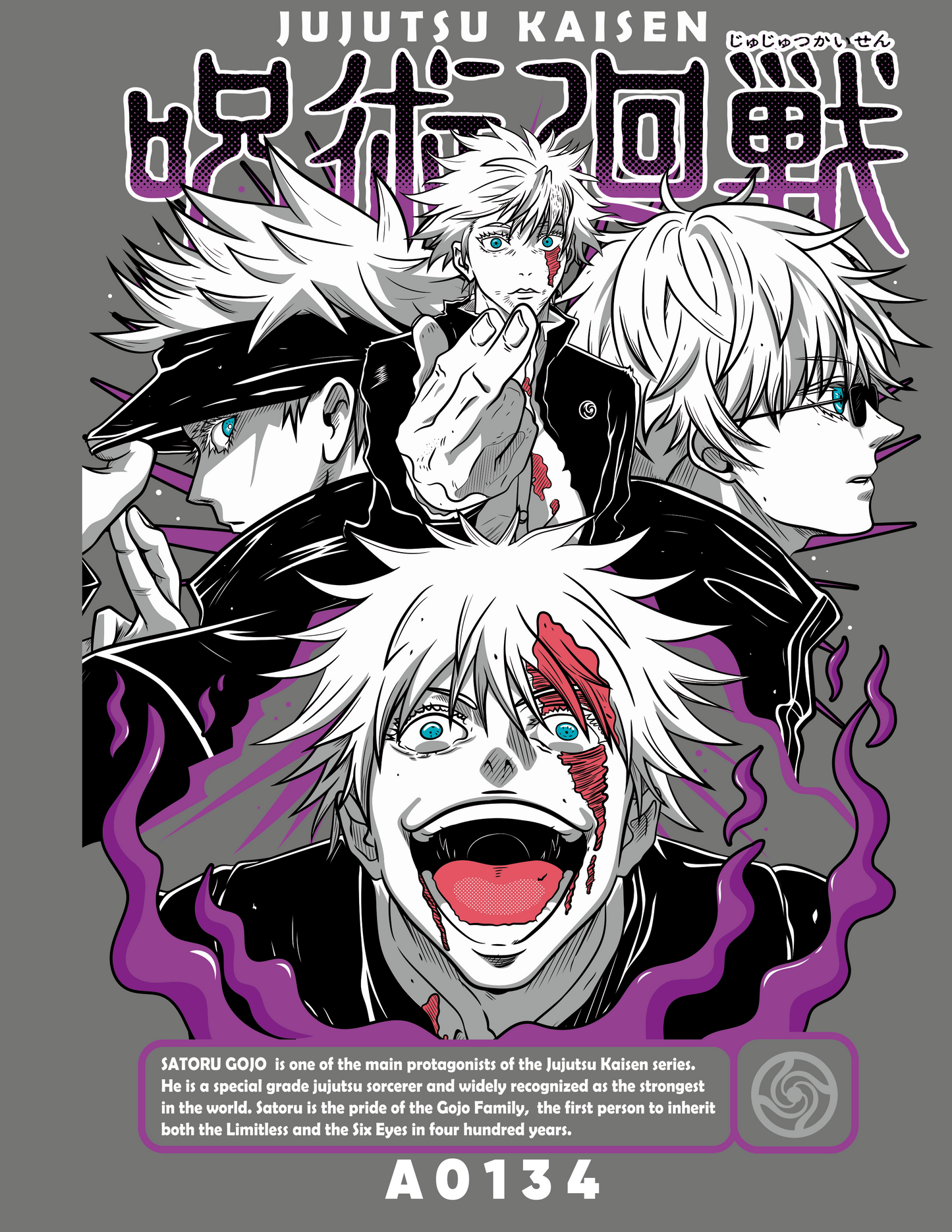 A0134 JUJUTSU KAISEN SATORU GOJO