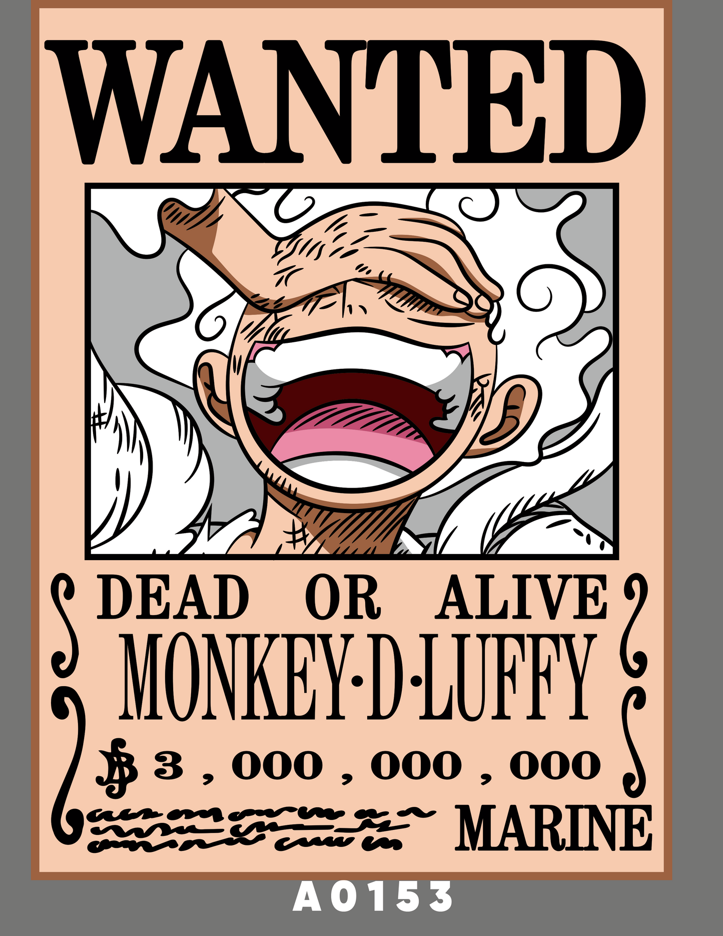 A0153 ONE PIECE Luffy Poster