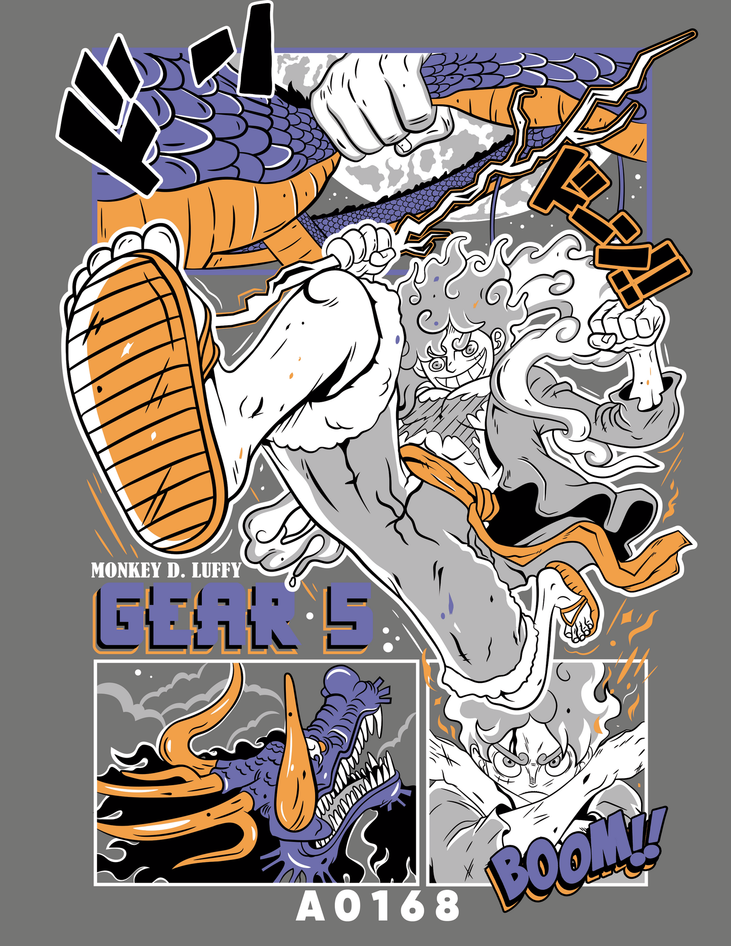 A0168 ONE PIECE LUFFY GEAR