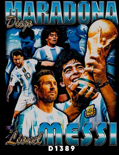 D1389 MESSI & MARADONA