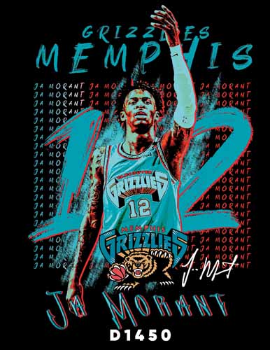 D1450 JA MORANT GRIZZLIES MEMPHIS
