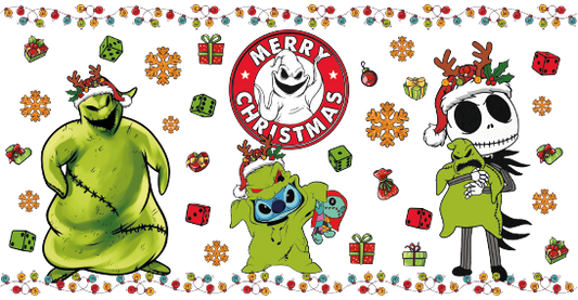 UVN001 NAVIDAD STICKERS UV
