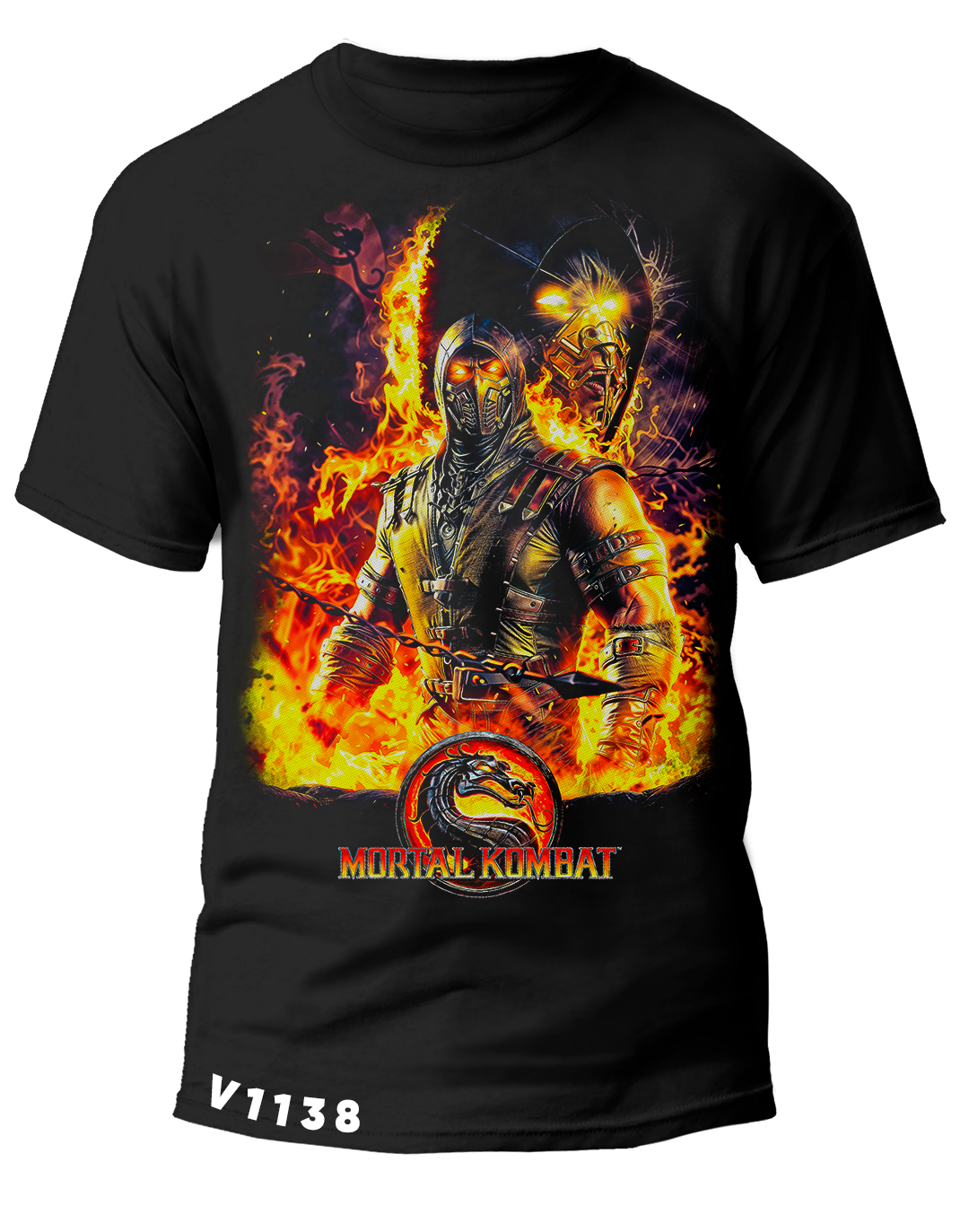 V1138 F MORTAL KOMBAT LOGO