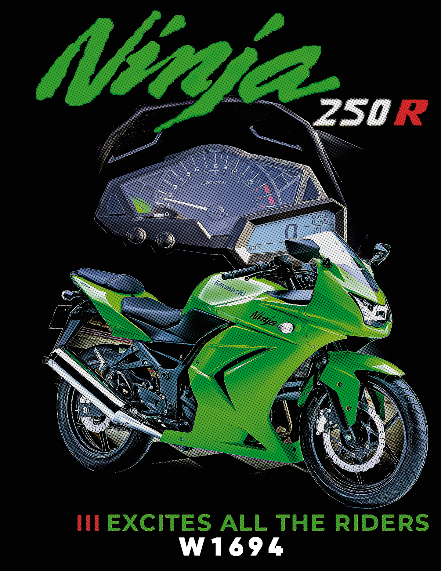 W1694 NINJA 250 R