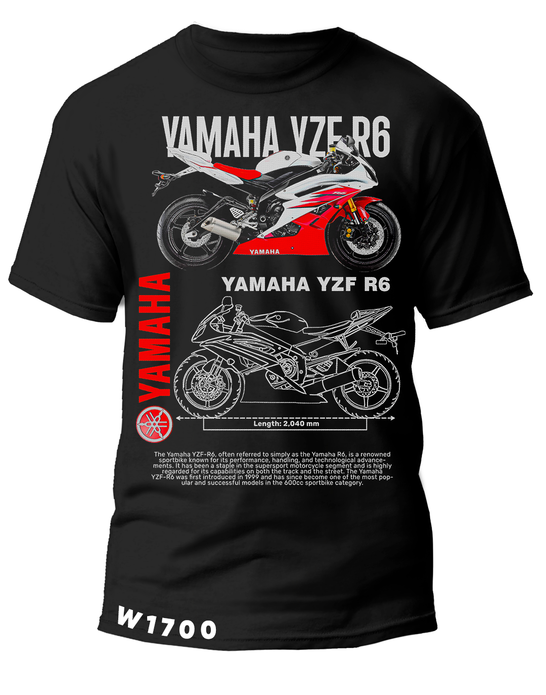 W1700 YAMAHA YZF R6