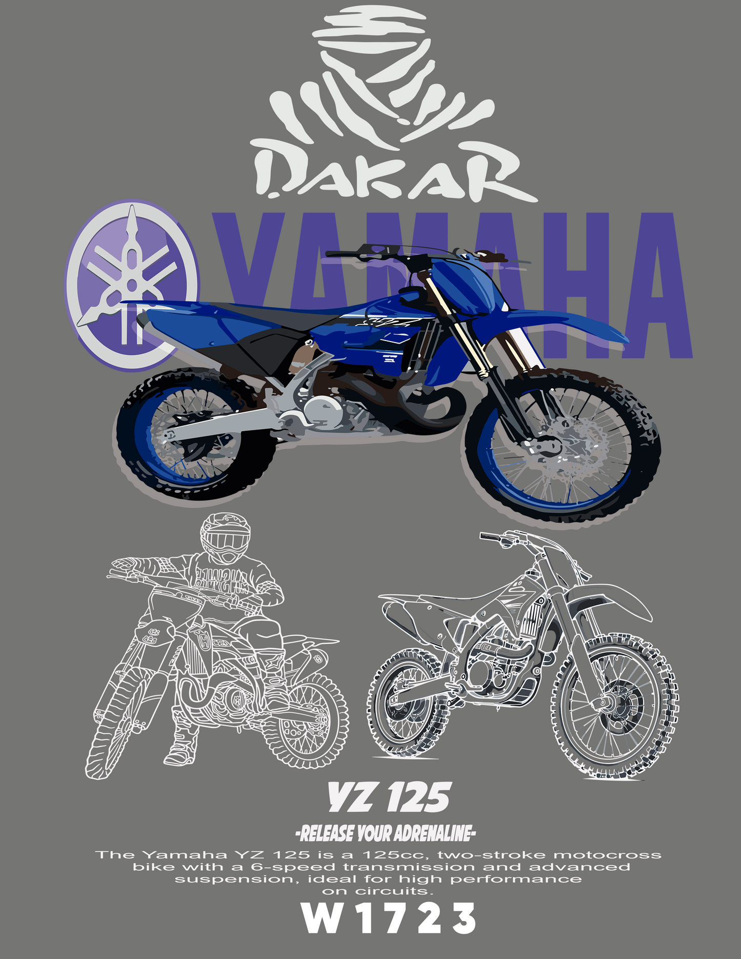 W1723 YAMAHA DAKAR