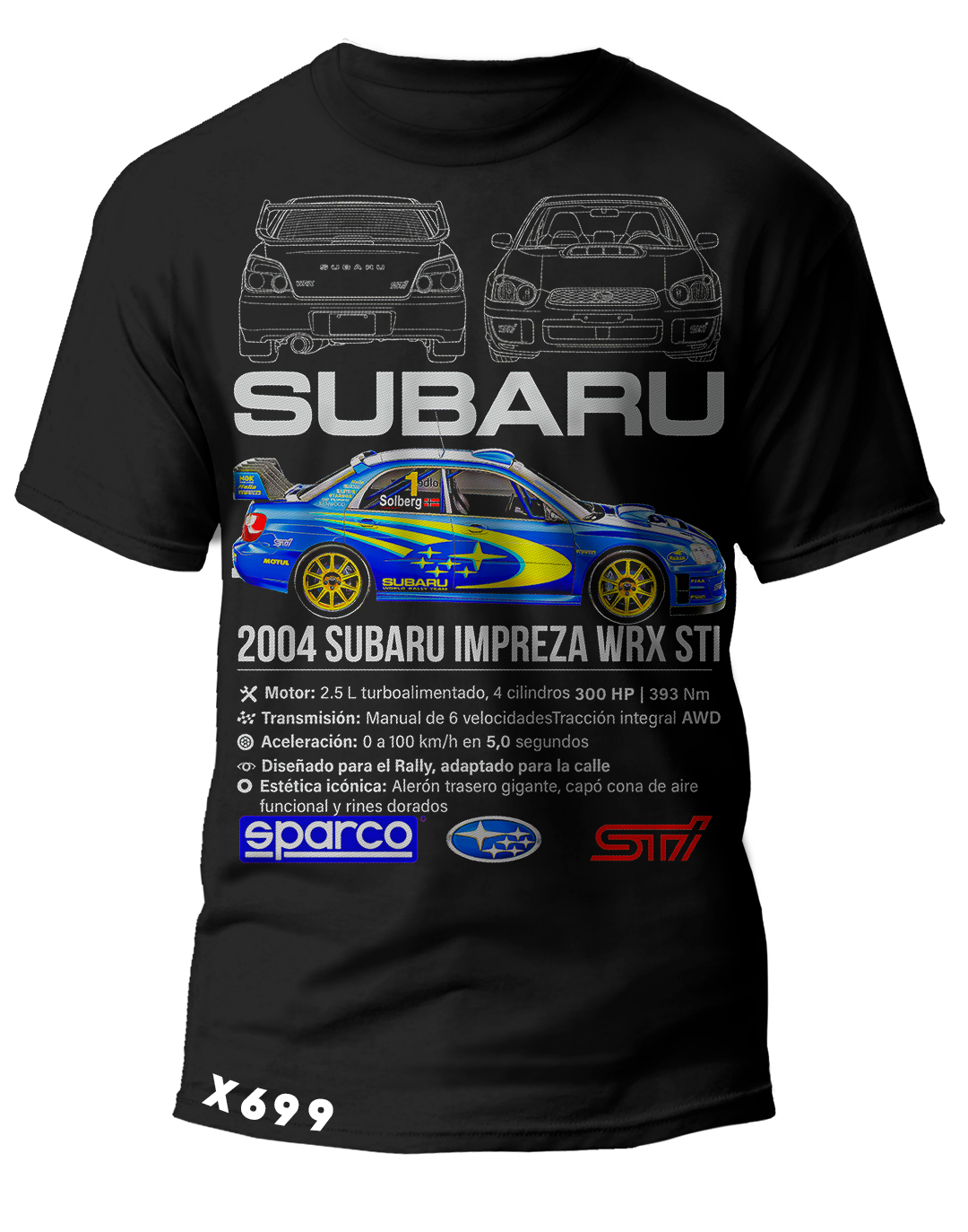 X0699 SUBARU 2004