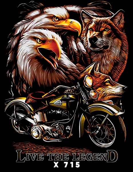 X0715 RIDE THE LEGEND
