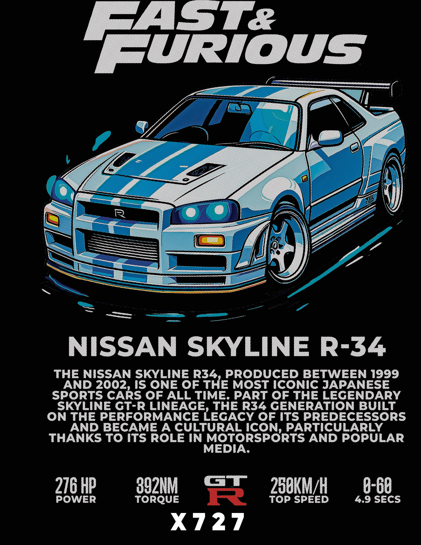 X0727 FAST AND FURIOUS NISSAN