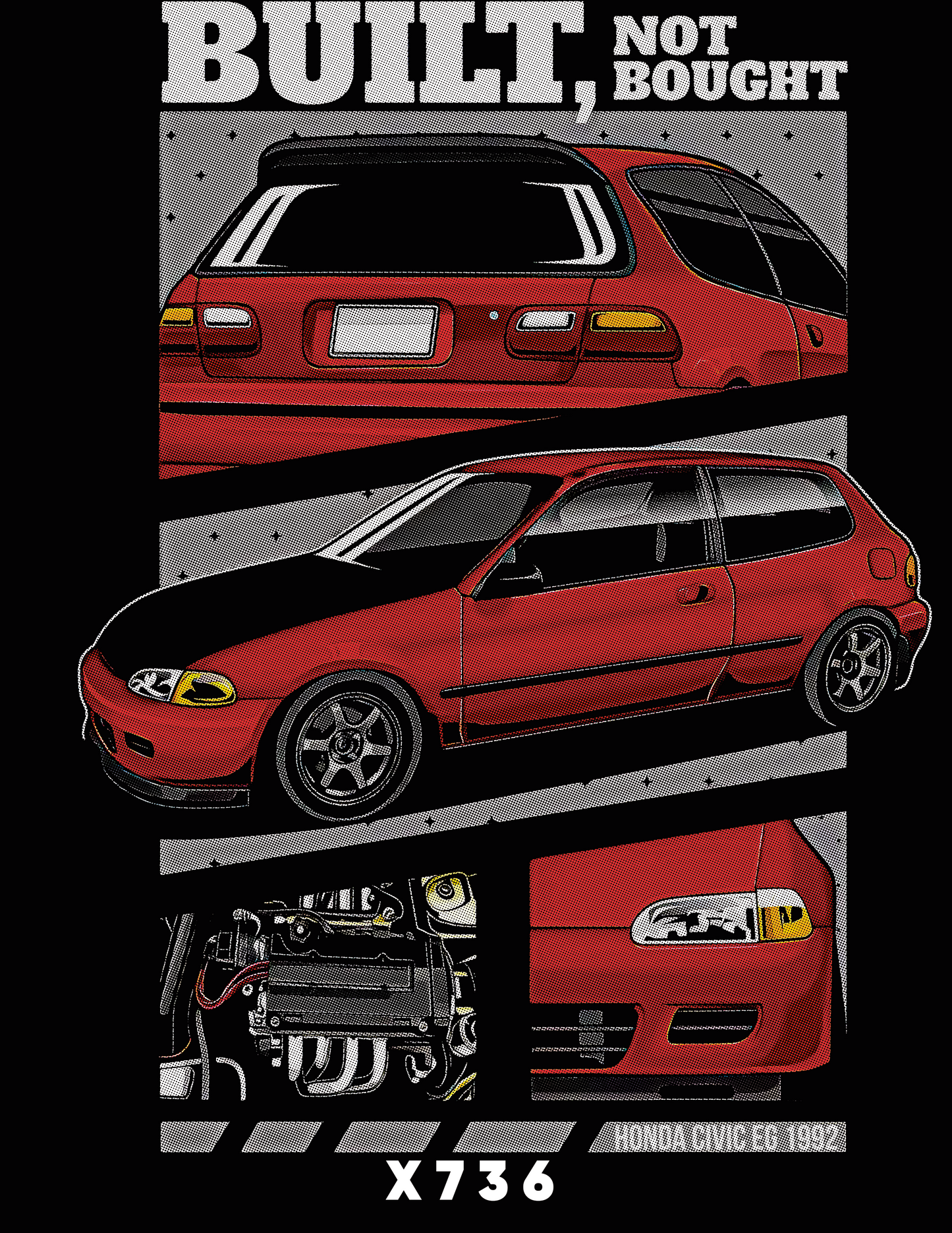 X0736 HONDA CIVIC EG 1992