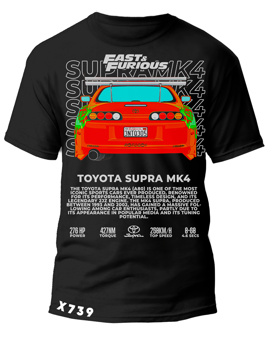 X0739 FAST AND FURIOUS TOYOTA