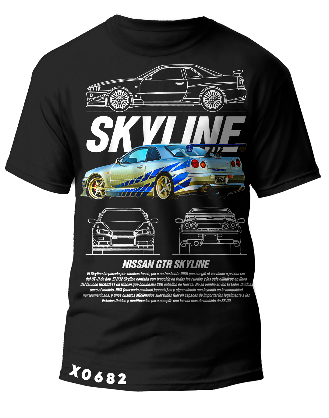 X0682 NISSAN GTR SKYLINE