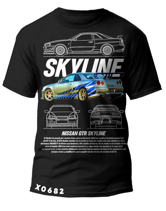 X0682 NISSAN GTR SKYLINE